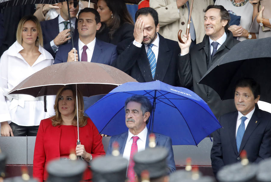 El primer desfile de la Fiesta Nacional con un Gobierno en funciones