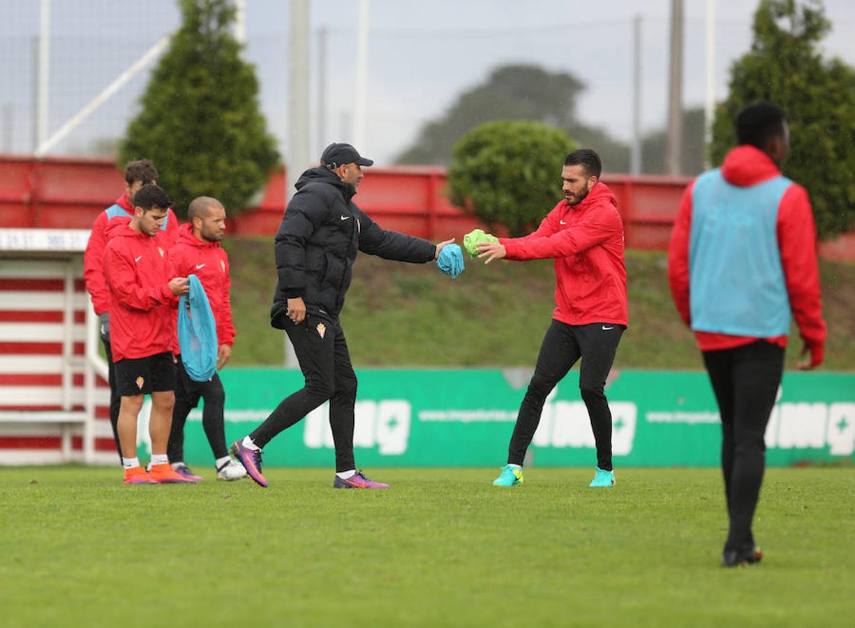 Entrenamiento del Sporting del 7 de noviembre de 2016