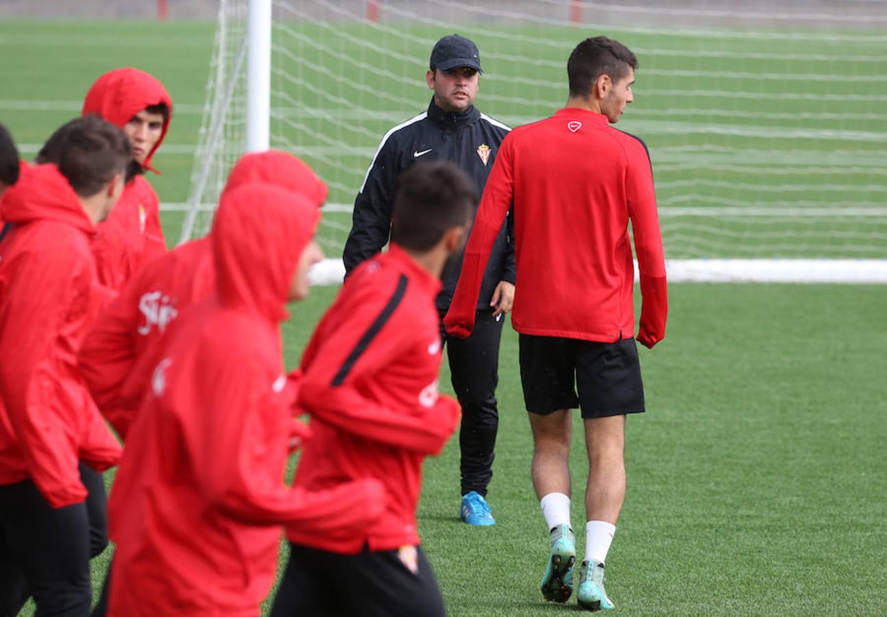 Entrenamiento del Sporting del 7 de noviembre de 2016