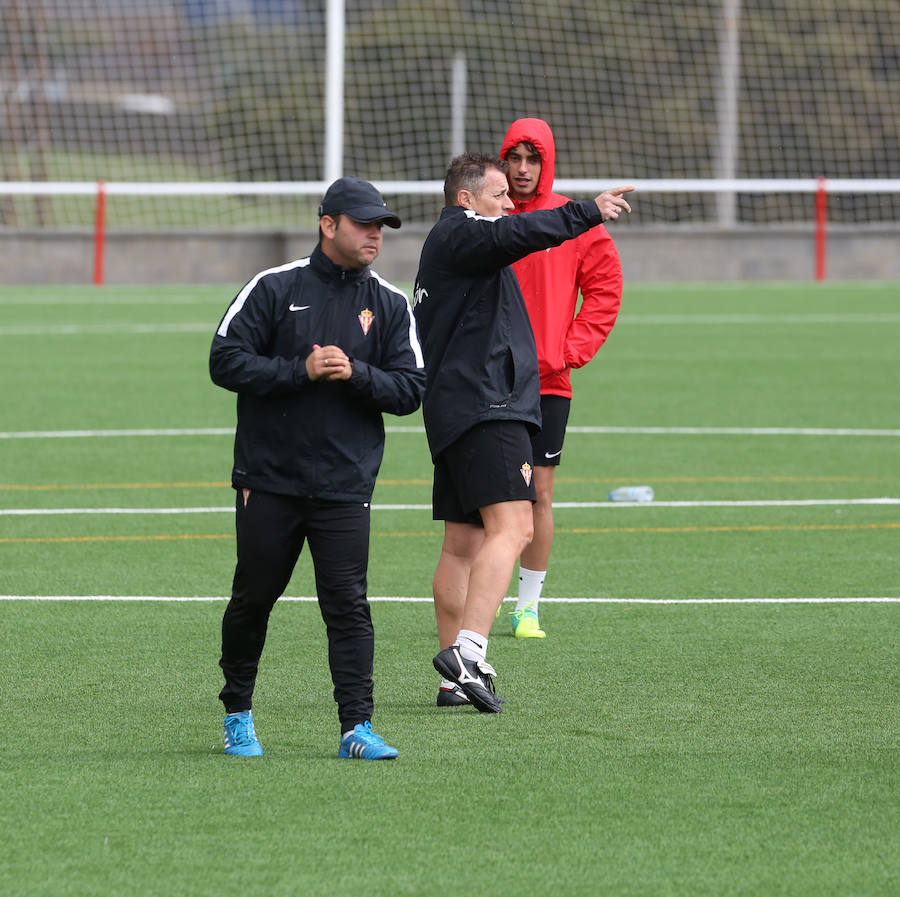 Entrenamiento del Sporting del 7 de noviembre de 2016