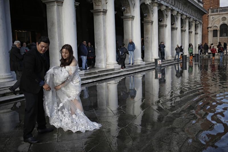 Turismo sobre las aguas en Venecia