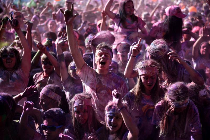 Lluvia de colores en Sudáfrica