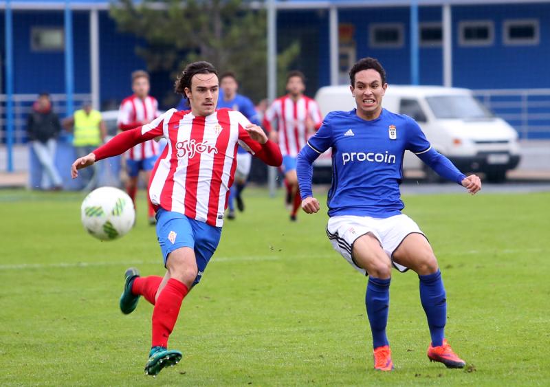 Real Oviedo B - Sporting B, en imágenes