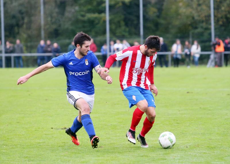 Real Oviedo B - Sporting B, en imágenes