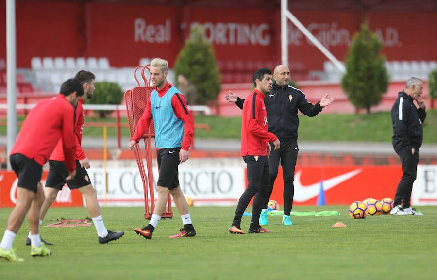 Entrenamiento del Sporting (19-11-16)