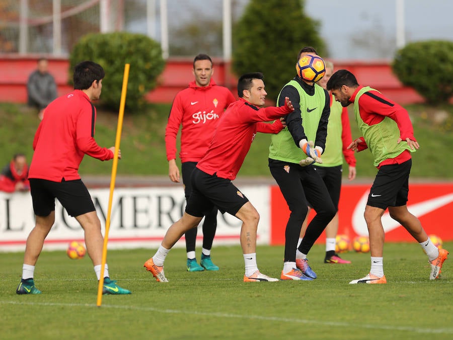 Entrenamiento del Sporting (19-11-16)