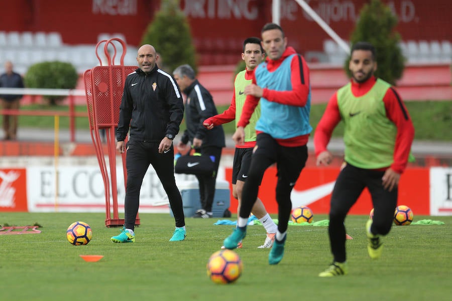 Entrenamiento del Sporting (19-11-16)