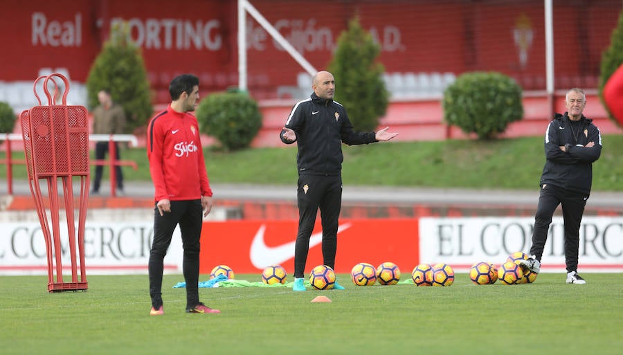 Entrenamiento del Sporting (19-11-16)