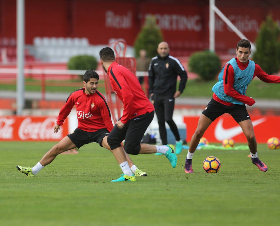 Entrenamiento del Sporting (19-11-16)