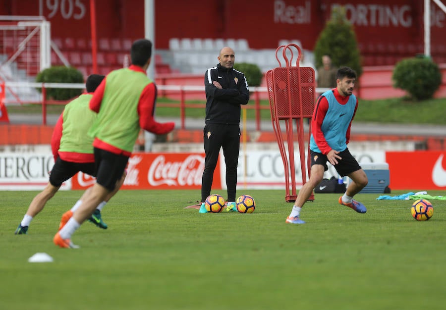 Entrenamiento del Sporting (19-11-16)