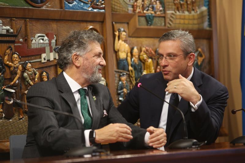 El gobernador de Puerto Rico, en Navia