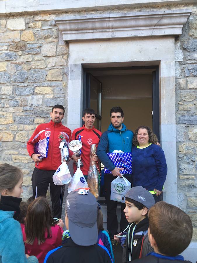 Salas. Los ganadores de la carrera.