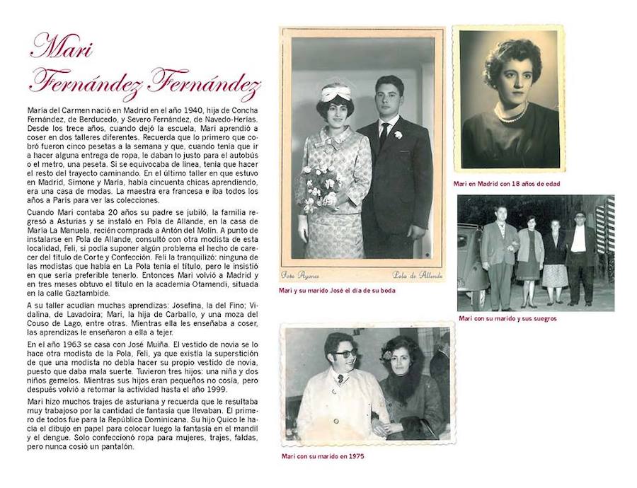 Allande rinde homenaje a sus modistas