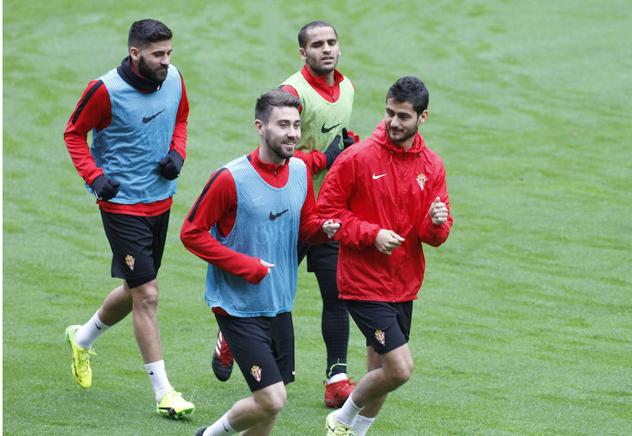 Entrenamiento del Sporting (12-01-17)