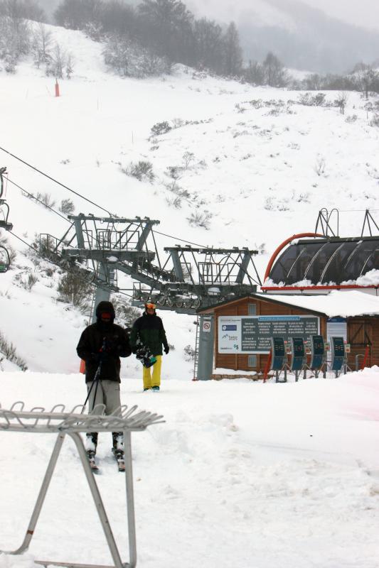 Las imágenes de la nieve en Asturias, a la espera del frío siberiano