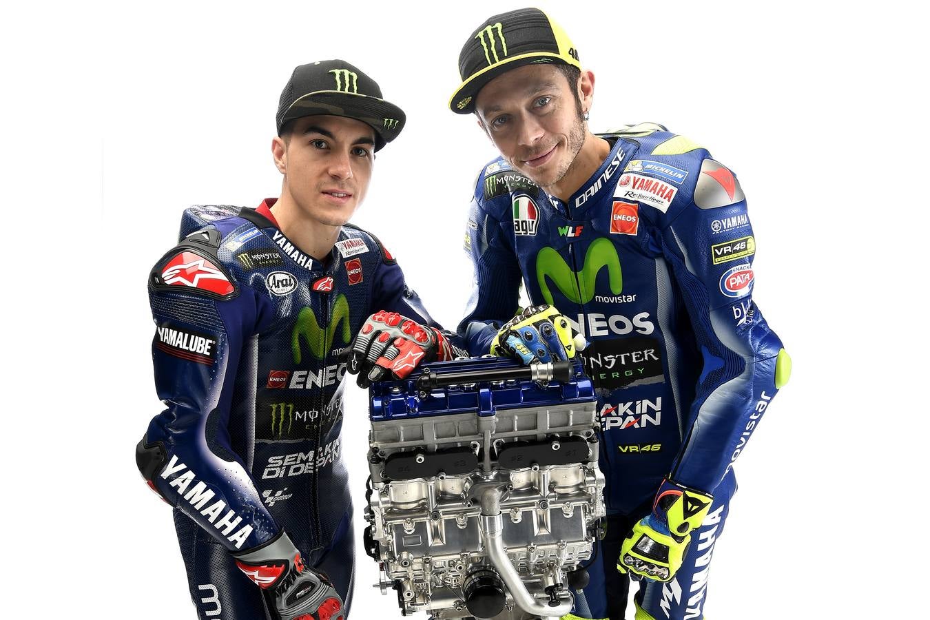 La nueva Yamaha de Rossi y Viñales