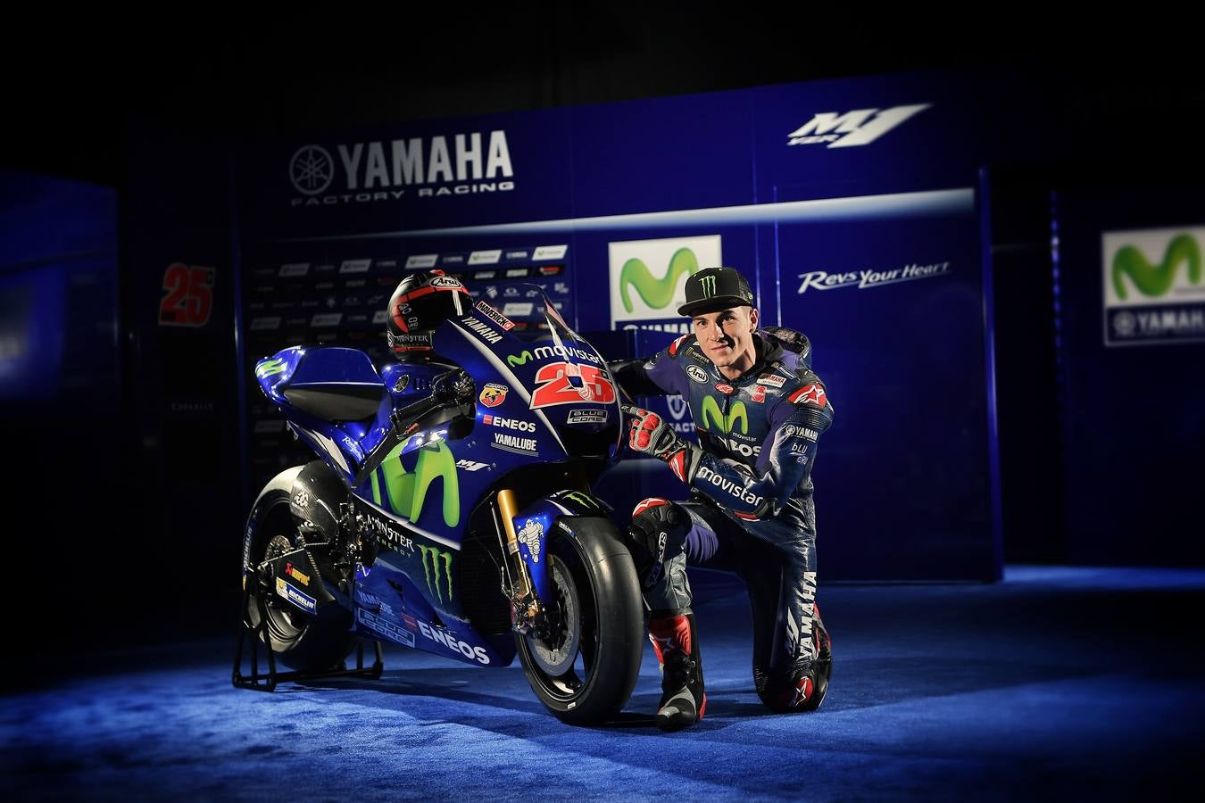 La nueva Yamaha de Rossi y Viñales