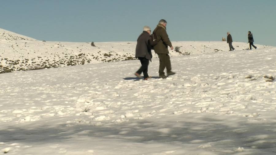 Los Lagos nevados, un atractivo para el turismo