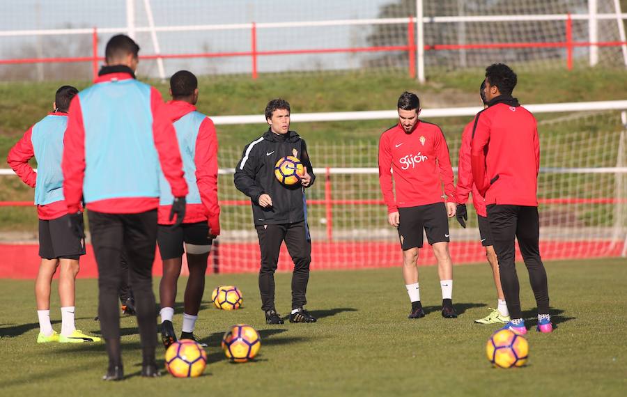 Entrenamiento del Sporting