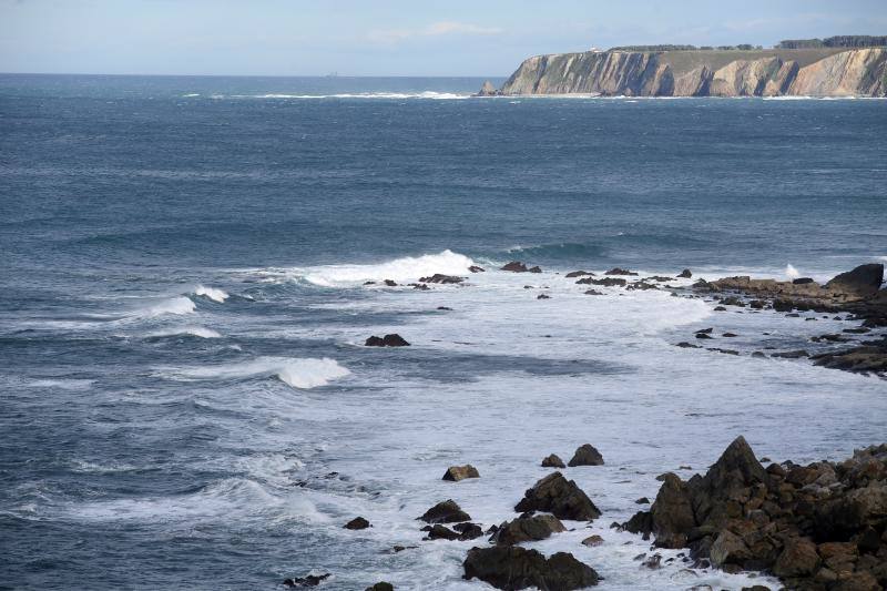 Las imágenes que deja el temporal en Asturias