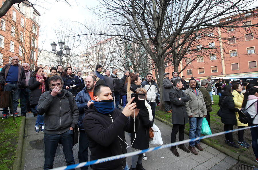 Incendio en un bazar chino de Oviedo