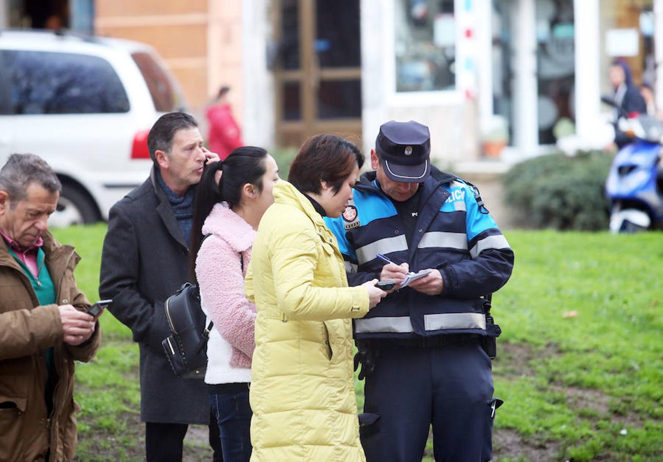 Incendio en un bazar chino de Oviedo