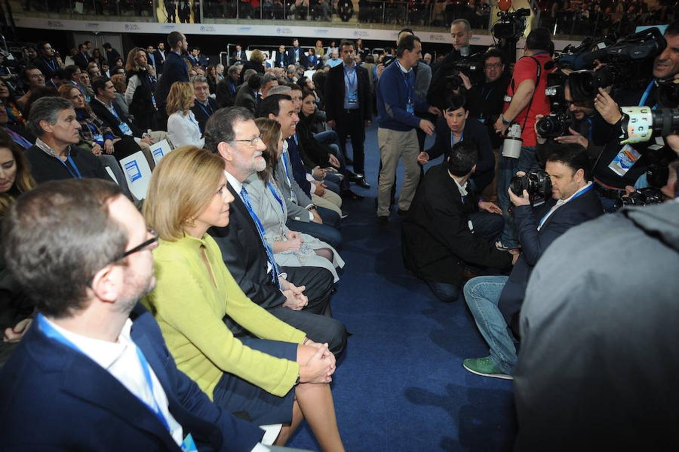 La representación asturiana en la tercera jornada del Congreso Nacional del PP