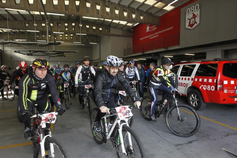 Marcha ciclista por los dos bomberos fallecidos en Fano