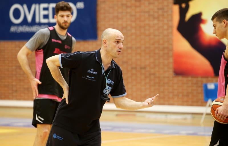 Entrenamiento del Oviedo Baloncesto (16/03/17)