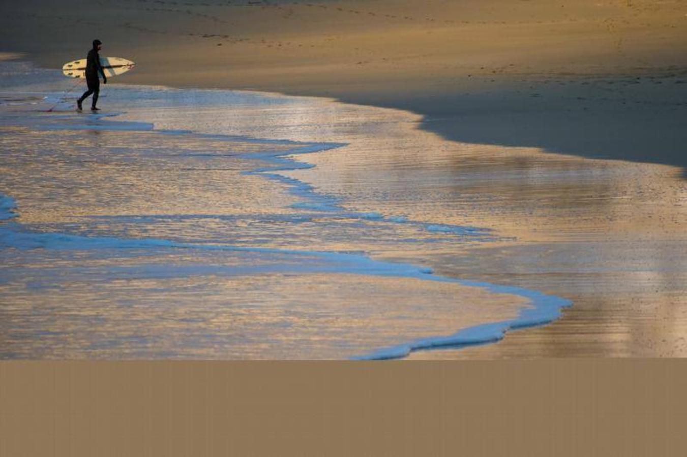 Surf a 5 grados bajo cero