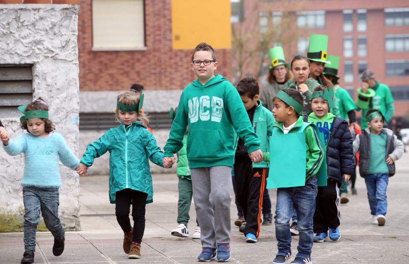 El colegio de Colloto celebra San Patricio
