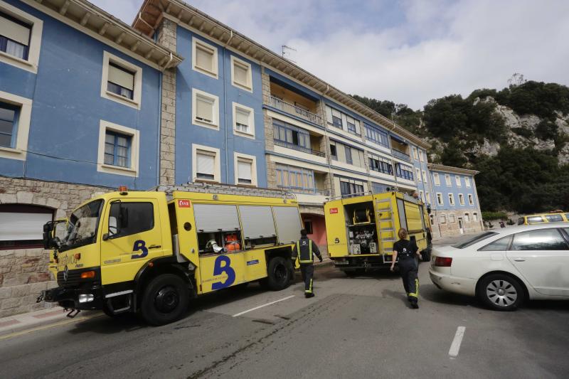 Incendio en un piso de Ribadesella