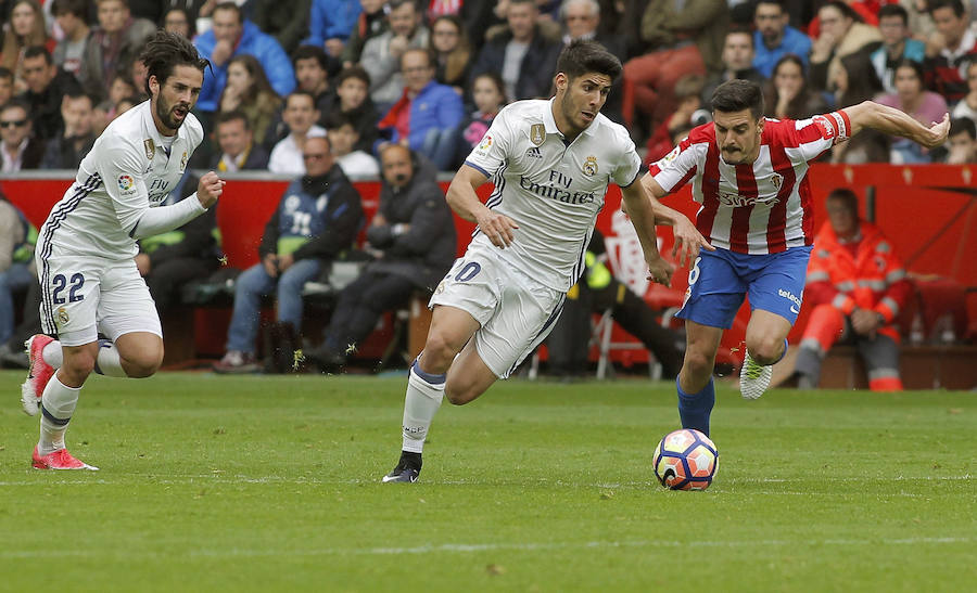 El Sporting-Real Madrid, en imágenes