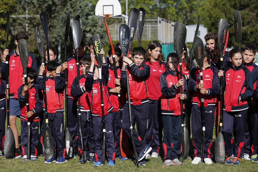 Homenaje sorpresa a Saúl Craviotto