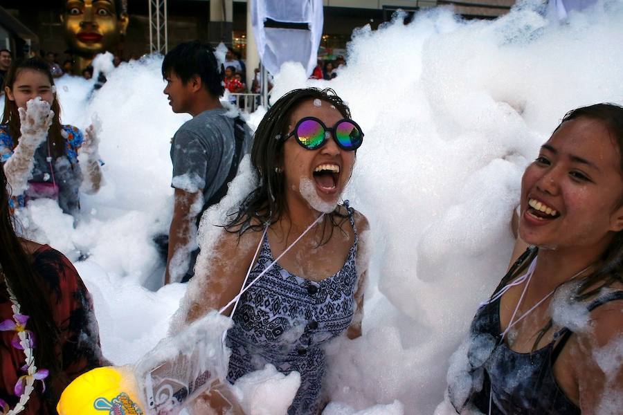 Batalla de agua en Tailandia