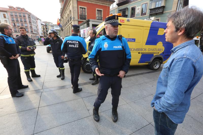 Escape de gas ácido en Avilés