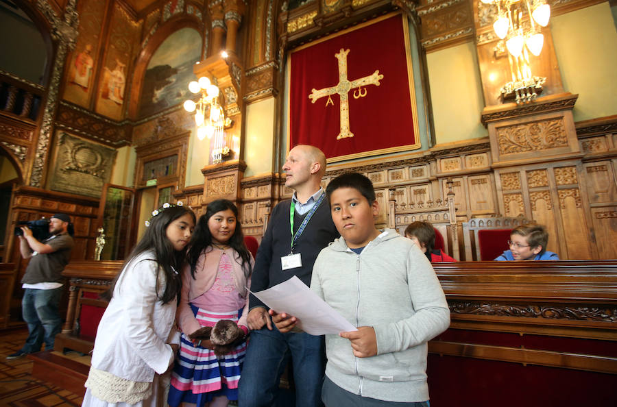 Los escolares, protagonistas de la &#039;Selmana de les Lletres Asturianes&#039;