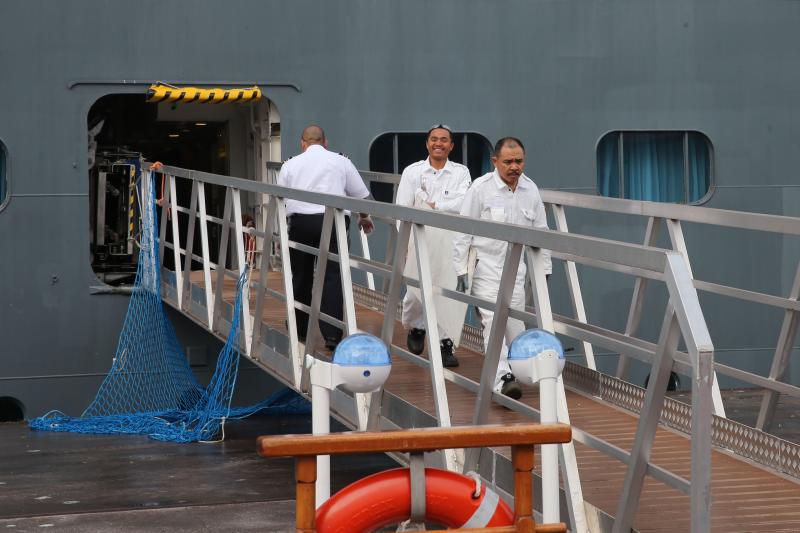 El Balmoral atraca en Gijón