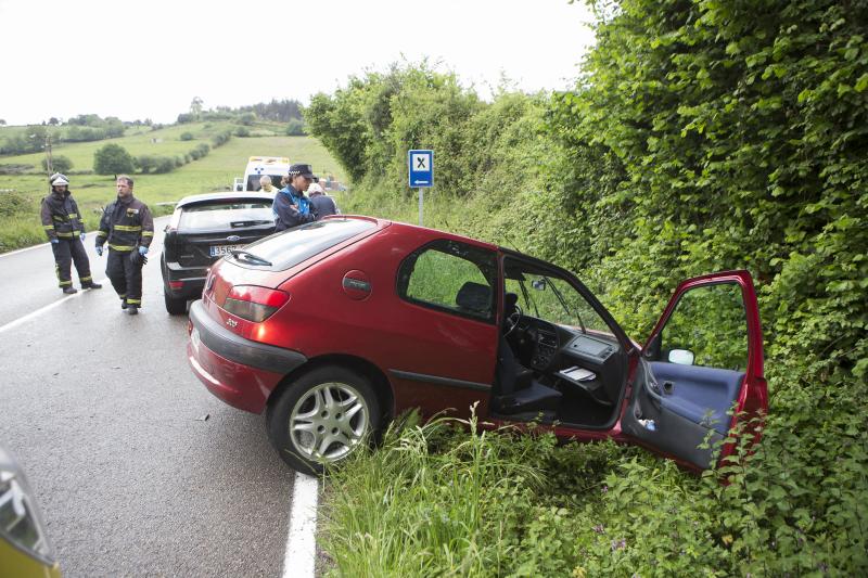 Un herido en un accidente de tráfico en Llanera