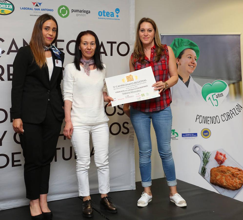 IV Campeonato Regional de Cachopos y Cachopinos de Asturias. Finalista en categoría cachopinos: Sidrería Miravalles