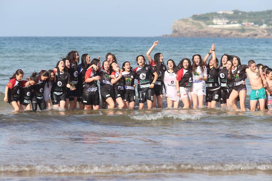 El Hostelcur, sidra y baño de celebración