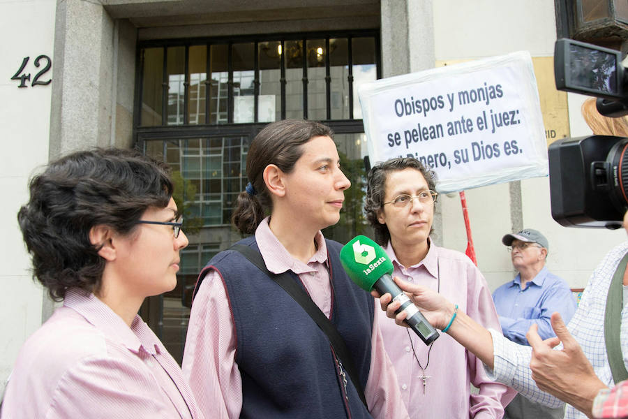 Jesús Sanz, ante un juzgado en Madrid