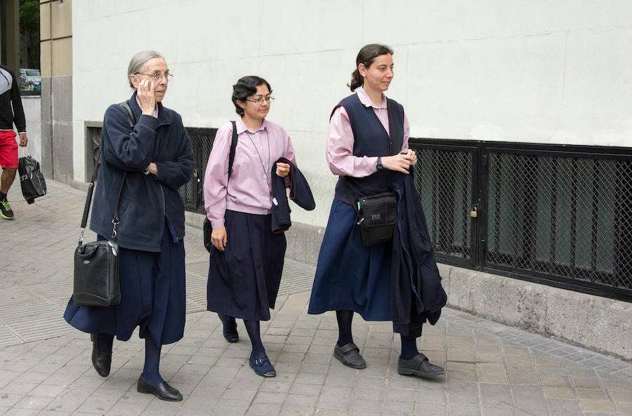 Jesús Sanz, ante un juzgado en Madrid