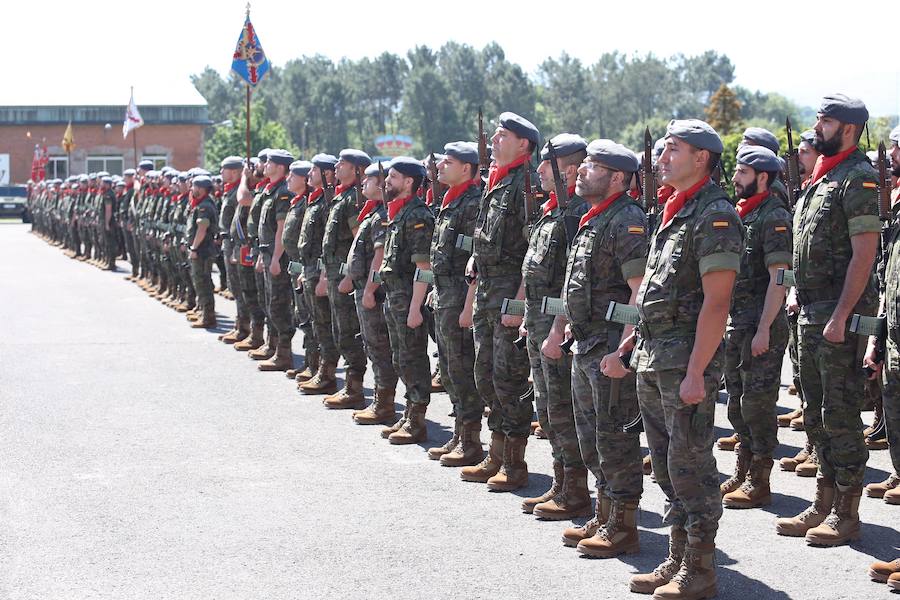 Parada militar en Cabo Noval