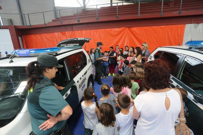 Simulacro de accidente con víctimas en Vegadeo