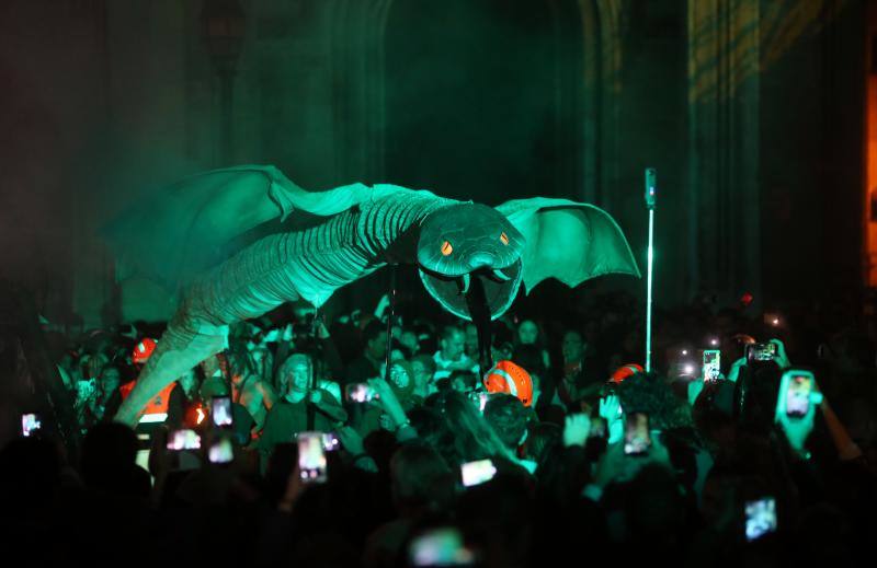 Hoguera de San Juan en Oviedo