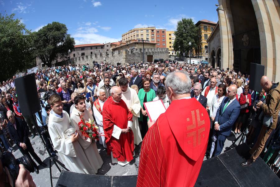 Bendición de las aguas en Gijón en San Pedro