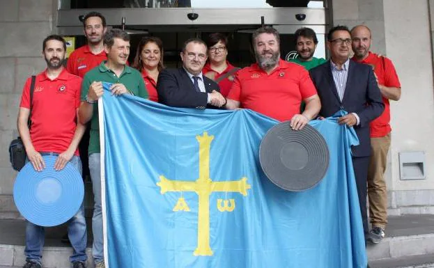 José Ramón Feito, Isaac Pola, César Castaño y Julio González Zapico.