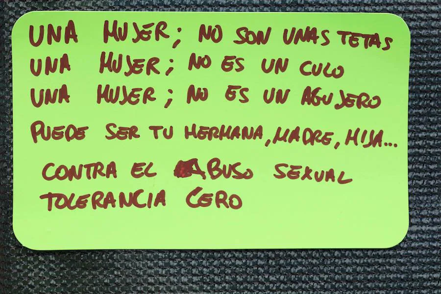 Estos son los mensajes que se pudieron ver en el Xiringüelu 2017
