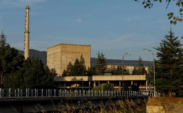 Vista de la central nuclear de Garoña.